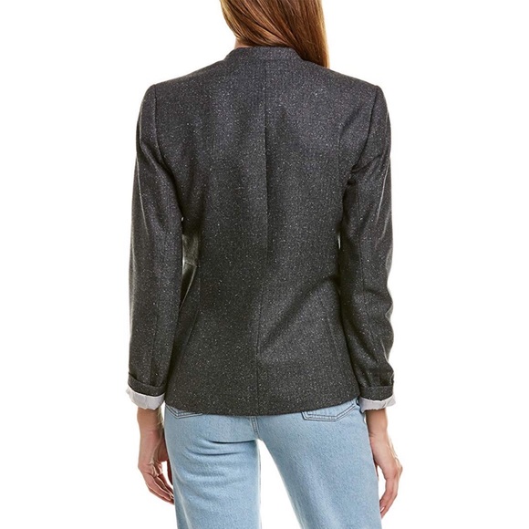 Rebecca Taylor Herringbone Jacket Size 6 - Picture 3 of 4